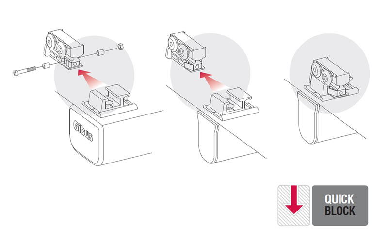 Brevetto Quick Block di Med Quadra Gibus